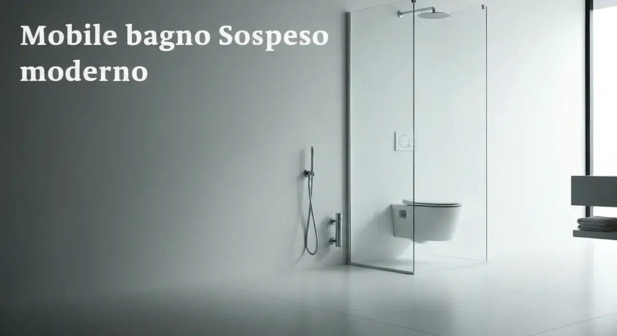 mobile bagno sospeso moderno: Guida minimalista di Federico Bassi
