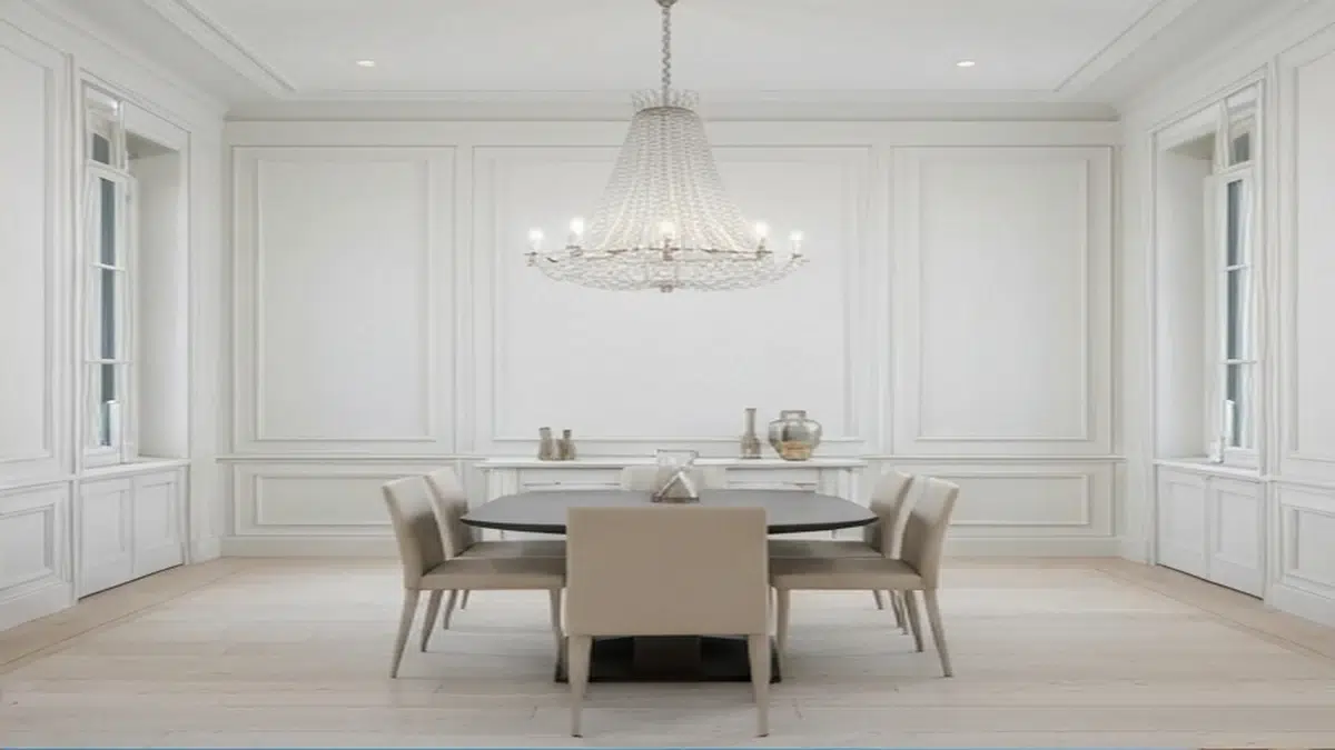 sala da pranzo formale elegante: Eleganza e sofisticazione secondo Silvia Monti